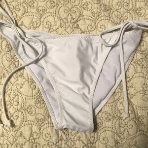 Small White Zeraca Bikini Bottoms